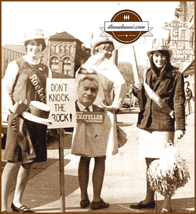 members of the Class of 1967 campaigning in support of Nelson Rockefeller for Governor of NY