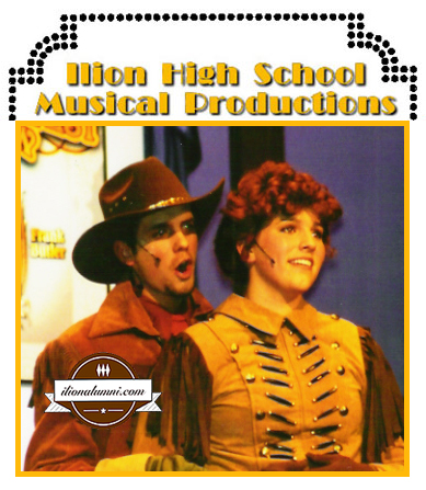 Philip Boyd and Beth Lytwynec in 2004 school musical 'Annie Get Your Gun'