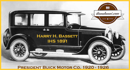 IHS alumnus Harry H. Bassett was Vice-President of Buick