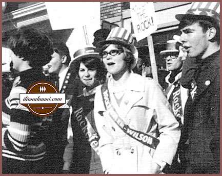 Members of the Class of 1967 campaigned for the 1966 NYS Governor Rockefeller-Wilson Ticket.