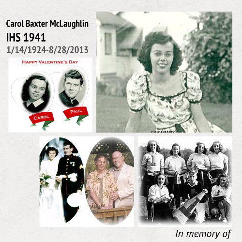 Carol Baxter McLaughlin IHS 1941