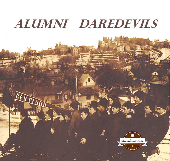 Alumni on 'The Red Cloud' Bobsled