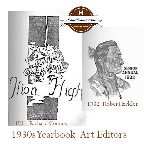 1931 Yearbook School Drawing by Richard Comins