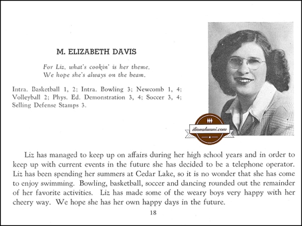 Mary Elizabeth 'Liz' (Davis) Peterson
