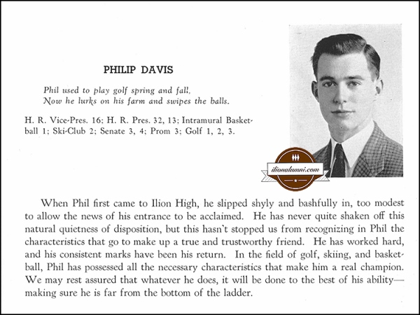 IHS Class of 1943 Philip A. Davis