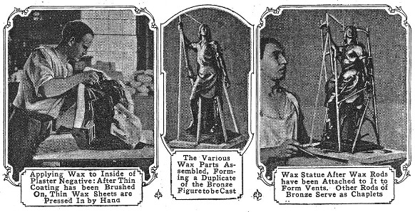 Remington Centennial statue molds Remington Centennial statue molds
