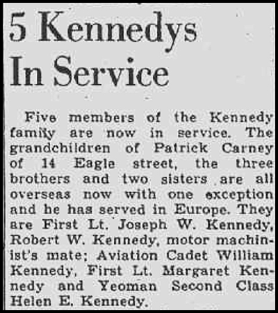 5 Kennedys in Service
