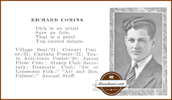 1931 Yearbook Art Editor - Richard Comins