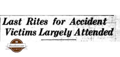 Ilion Sentinel - Last Rites for Victims Largely Attended - 1942 Ilion Sentinel - Last Rites for Victims Largely Attended - 1942