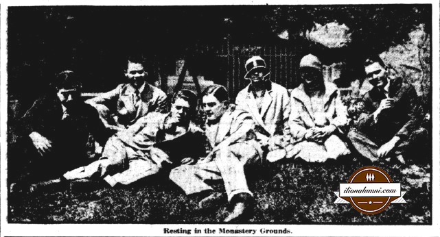 May 10, 1925 - Washington DC Evening Star - monastery grounds - Flora Longenecker Ilion