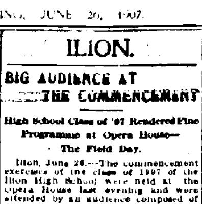 Utica Herald-Dispatch Diphtheria  1907