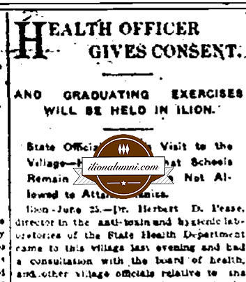 Utica Observer  Diphtheria  1907