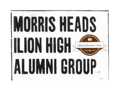 Herkimer Evening Telegram - Morris Heads Ilion High Alumni Group - 1932