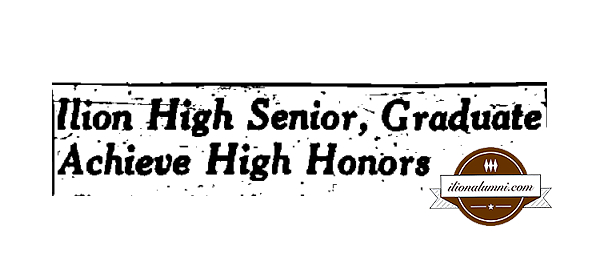 The Utica Observer - IHS Class of 1939 - Ilion High Senior, Graduate Achieve High Honors