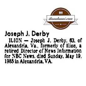 The Utica Observer - IHS Class of 1939 - Joseph J. Derby