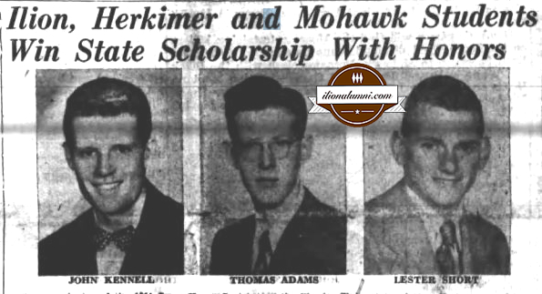 The Ilion Sentinel IHS Graduates 1951 Win State Scholarship With Honors