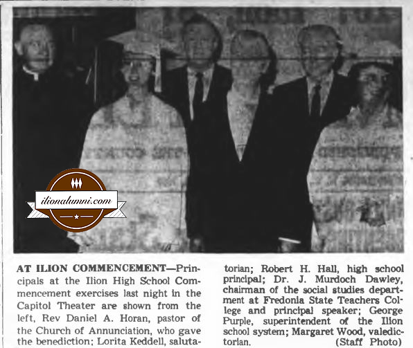 Herkimer Evening Telegram 107 Ilion Students Presented Diplomas 1959