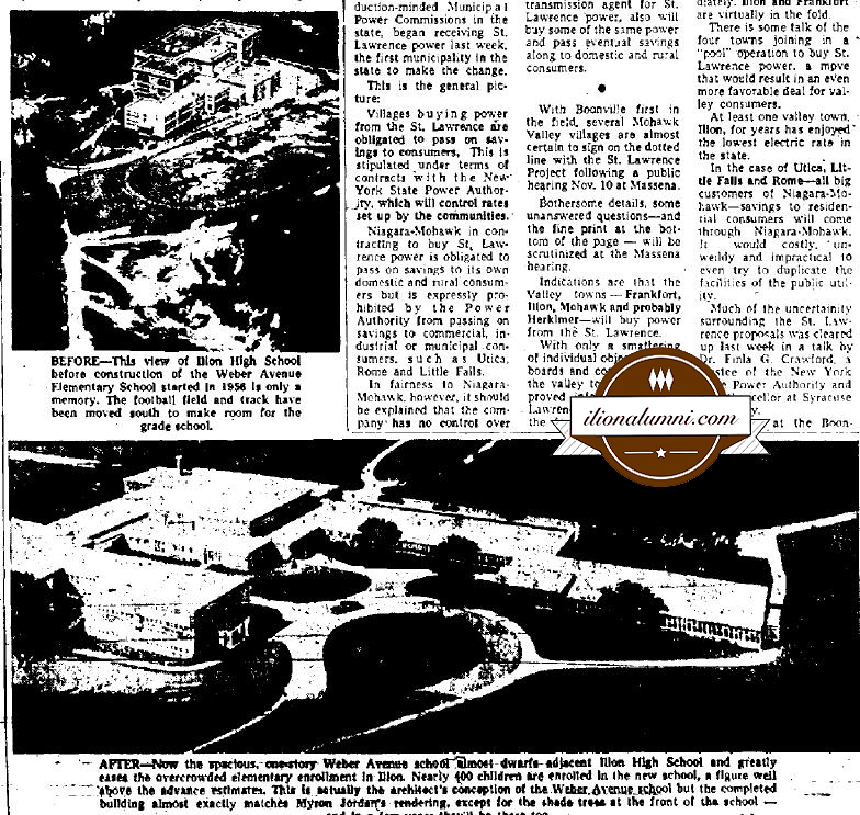 Utica Observer It's No Cinch Starting Up New School 1959