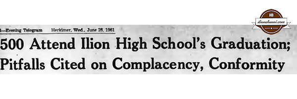 Herkimer Evening Telegram IHS Graduates 1961
