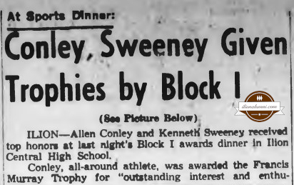 Herkimer Evening Telegram - Principals and Coaches Block I - 1961