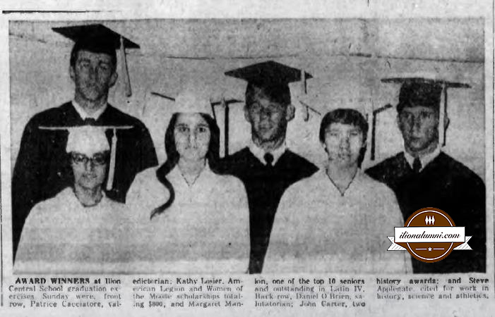 Herkimer Evening Telegram IHS Award Winners 1970