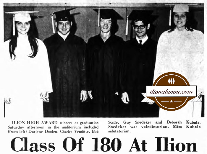 Herkimer Evening Telegram - IHS Award Winners - 1972