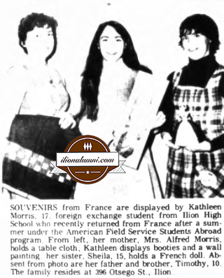 Herkimer Evening Telegram - Kathleen Morris - Class of 1974