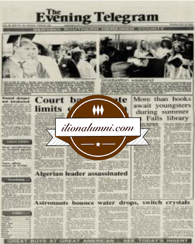 Herkimer Evening Telegram 1992 IHS Graduation - Photo Captions