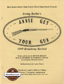 Annie Get Your Gun Program