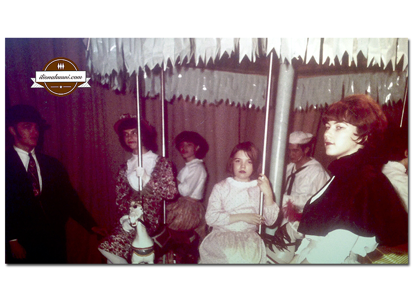 1967 Carousel - Michael Braun as David Bascombe, Erin Carney and Barb Boucher as the Bascombe Children and Caryl Chambers as Mrs. Bascombe